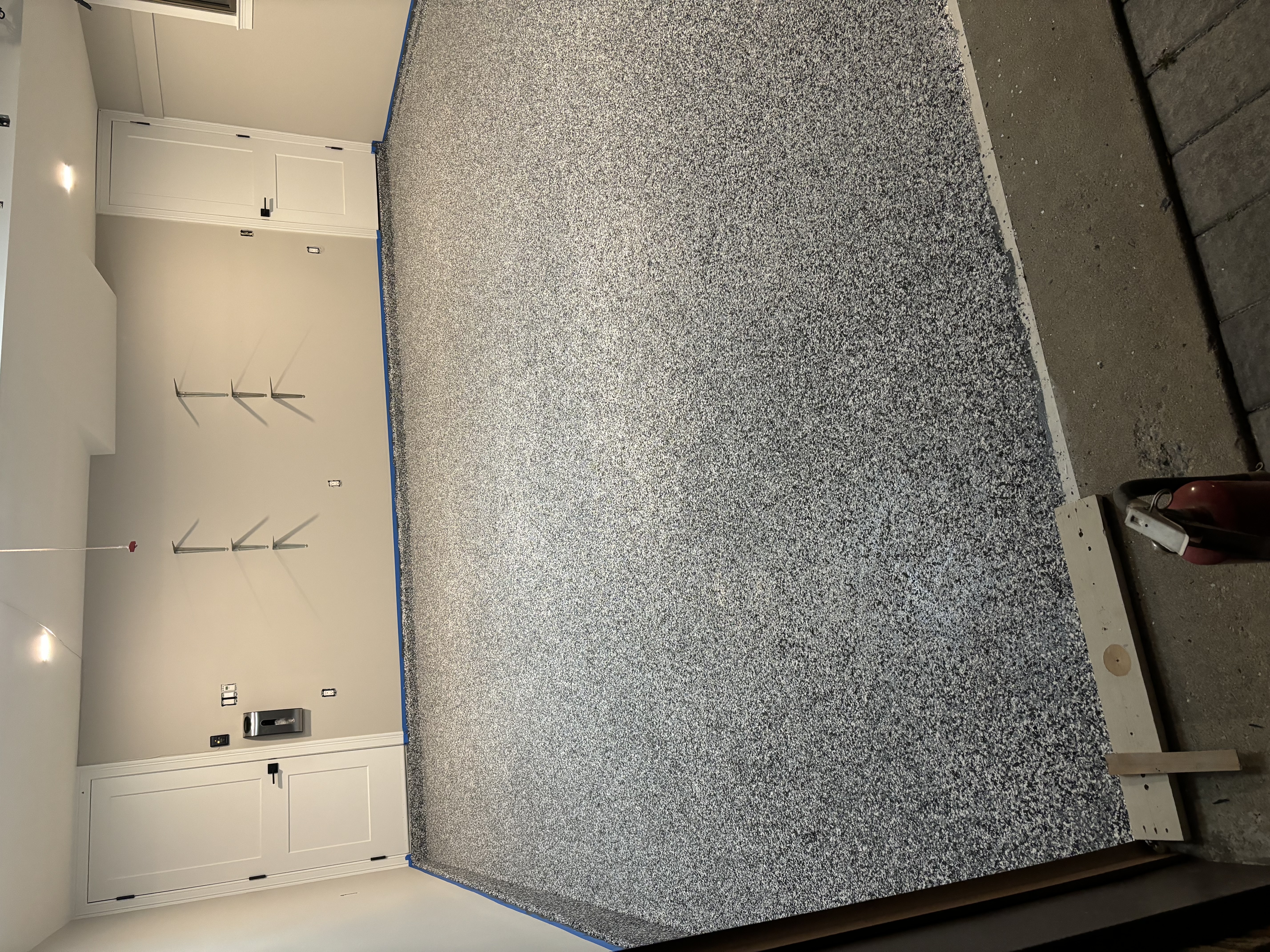 Professional epoxy flooring installation