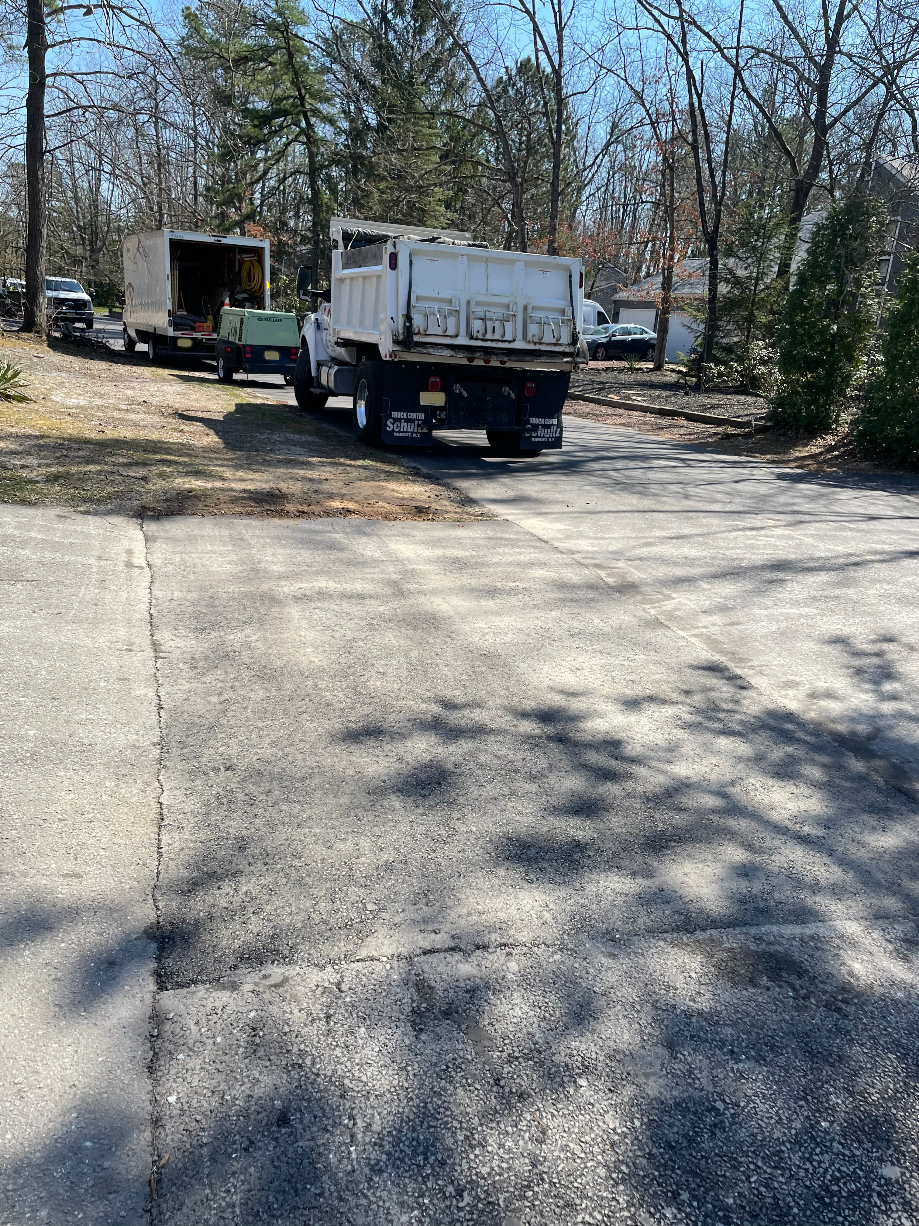Professional paving project